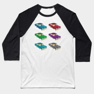 Vintage 50s Cars Baseball T-Shirt